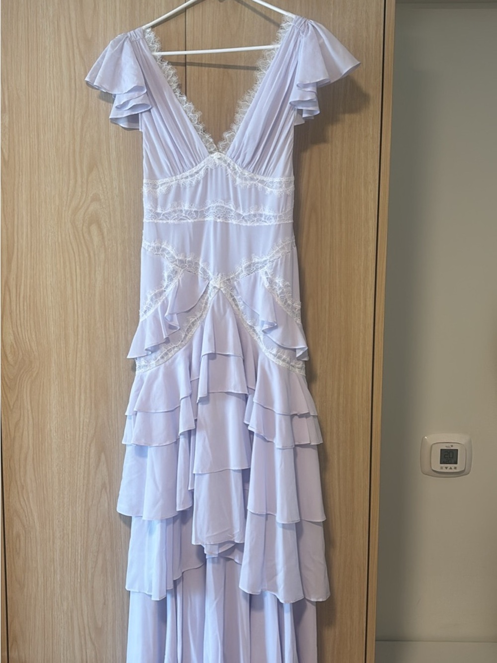 NWT REVOLVE For Love & Lemons Adriana Gown in Periwinkle - Size 0/XS - Picture 4 of 4